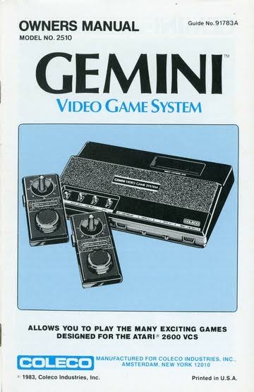 Atari 2600: Coleco Gemini Video Game System