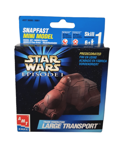 Star Wars 1999 Episode 1 - Trade Federation Large Transport - Snapfast Mini Model