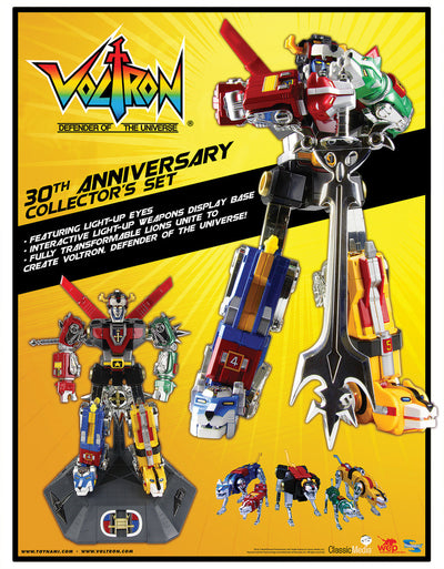 Voltron Defender of the Universe 30th Anniversary Collector's Set #10100