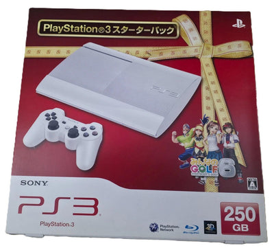 PlayStation 3 Super Slim System 250 GB White [Everybody's Golf 6 Bundle]