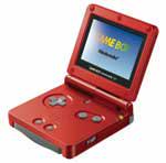 Red Game Boy Advance SP (NTSC)
