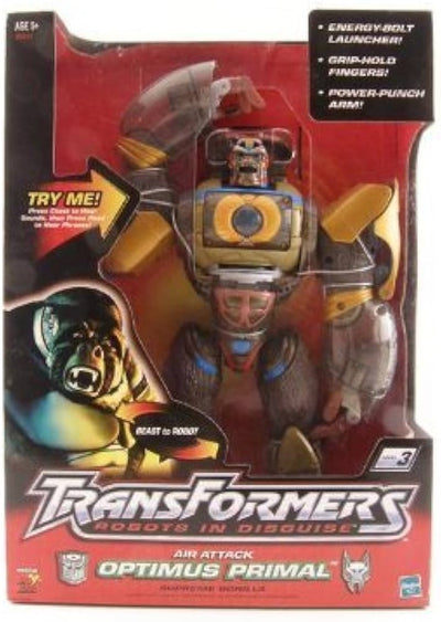 2001 Transformers RID Air Attack OPTIMUS PRIMAL Gorilla Action Figure NIB