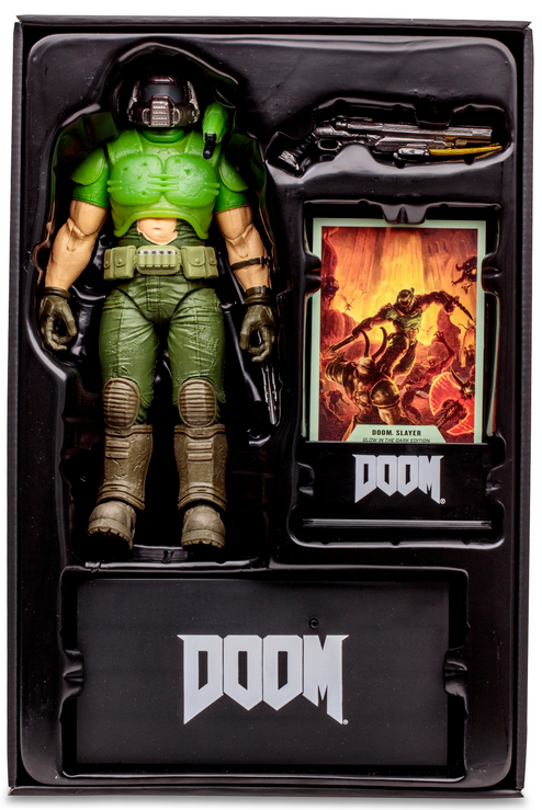 2024 McFarlane Gold Label - CLASSIC DOOM SLAYER Glow in the Dark Edition