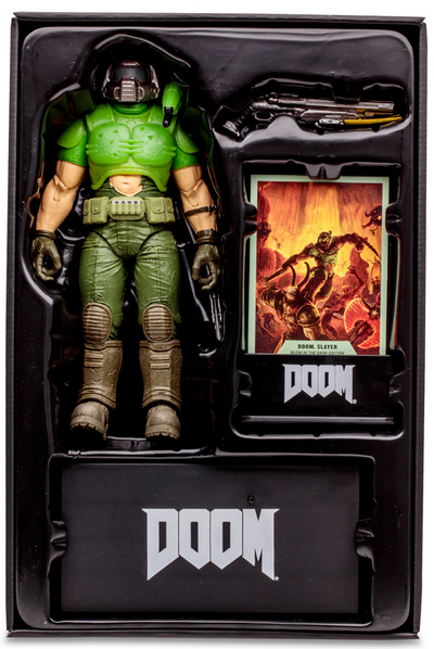 2024 McFarlane Gold Label - CLASSIC DOOM SLAYER Glow in the Dark Edition