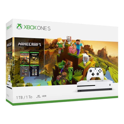 Xbox One S 1TB White Console [Minecraft Bundle] (NTSC)