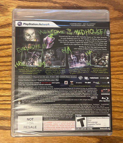 Batman Arkham Asylum [Not for Resale]