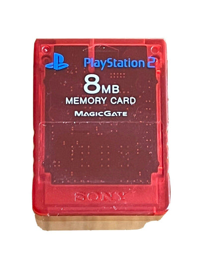 PS2 8MB Memory Card [Red] (NTSC)