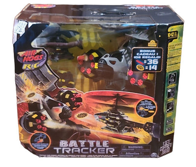 R/C Air Hogs Battle Tracker Heli Robot Helicopter Remote Control