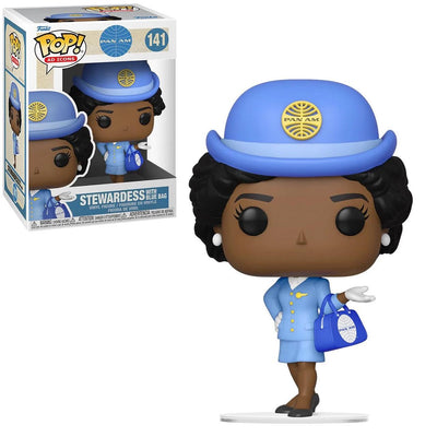 Stewardess with Blue Bag #141