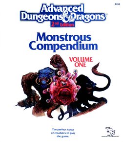 Advanced Dungeons & Dragons 2nd Edition - Monstrous Compendium