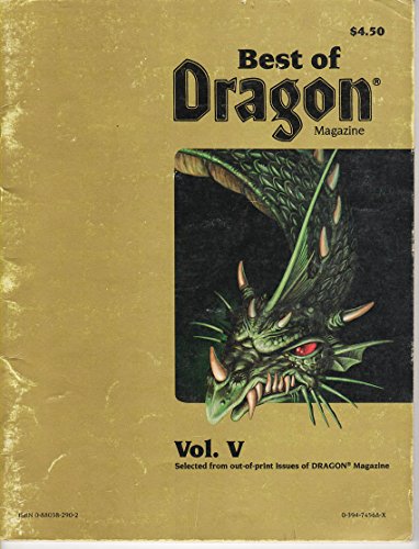 Best of Dragon Magazine Vol V -1986
