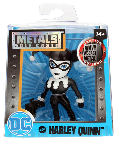 DC Metals Die Cast Harley Quinn M389 Figure (Black & White)