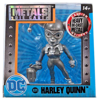 DC Metals Die Cast Harley Quinn M395 Figure (Silver)