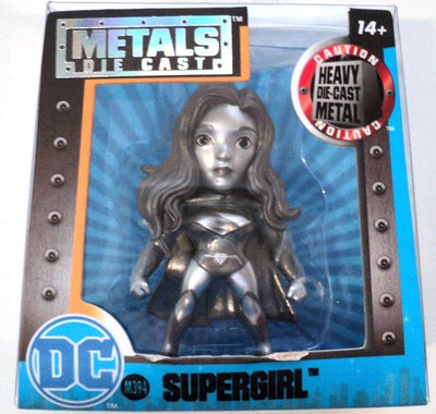 DC Metals Die Cast SuperGirl M394 Figure (Silver)
