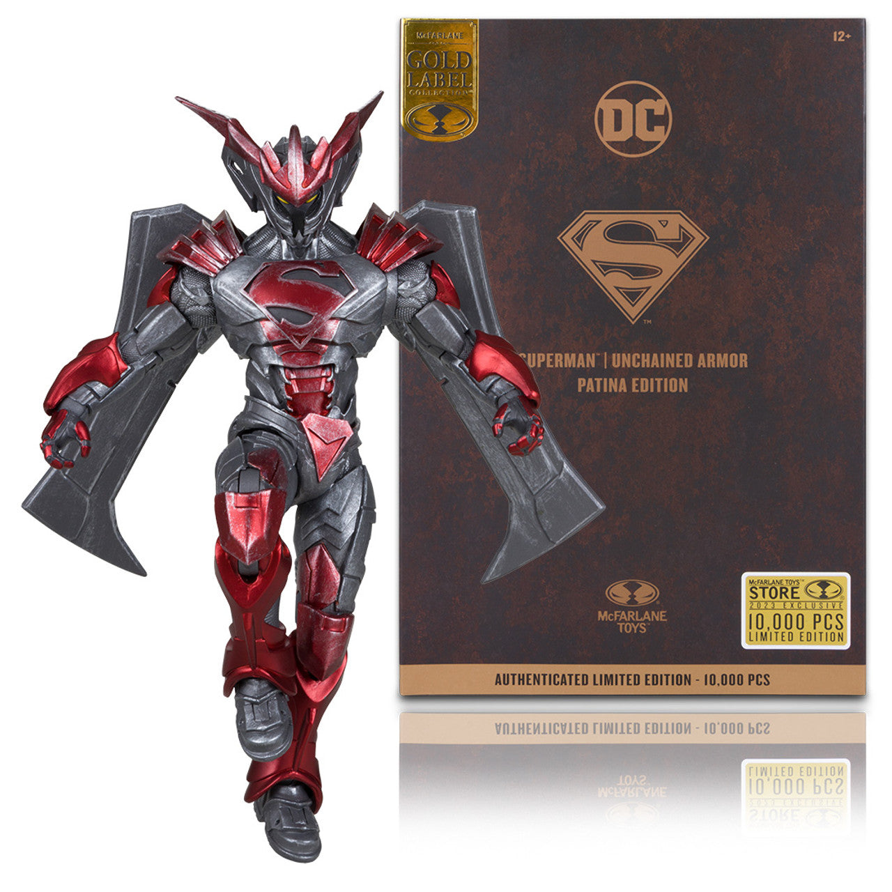 DC Multiverse Superman Unchained Armor Action Figure McFarlane 2023 Gold Label