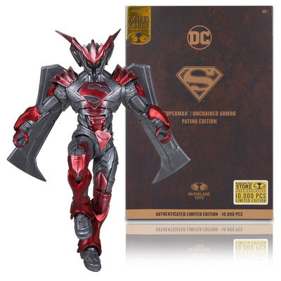 DC Multiverse Superman Unchained Armor Action Figure McFarlane 2023 Gold Label