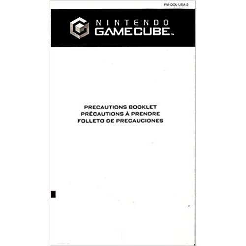 Gamecube: Nintendo Gamecube Precautions Booklet