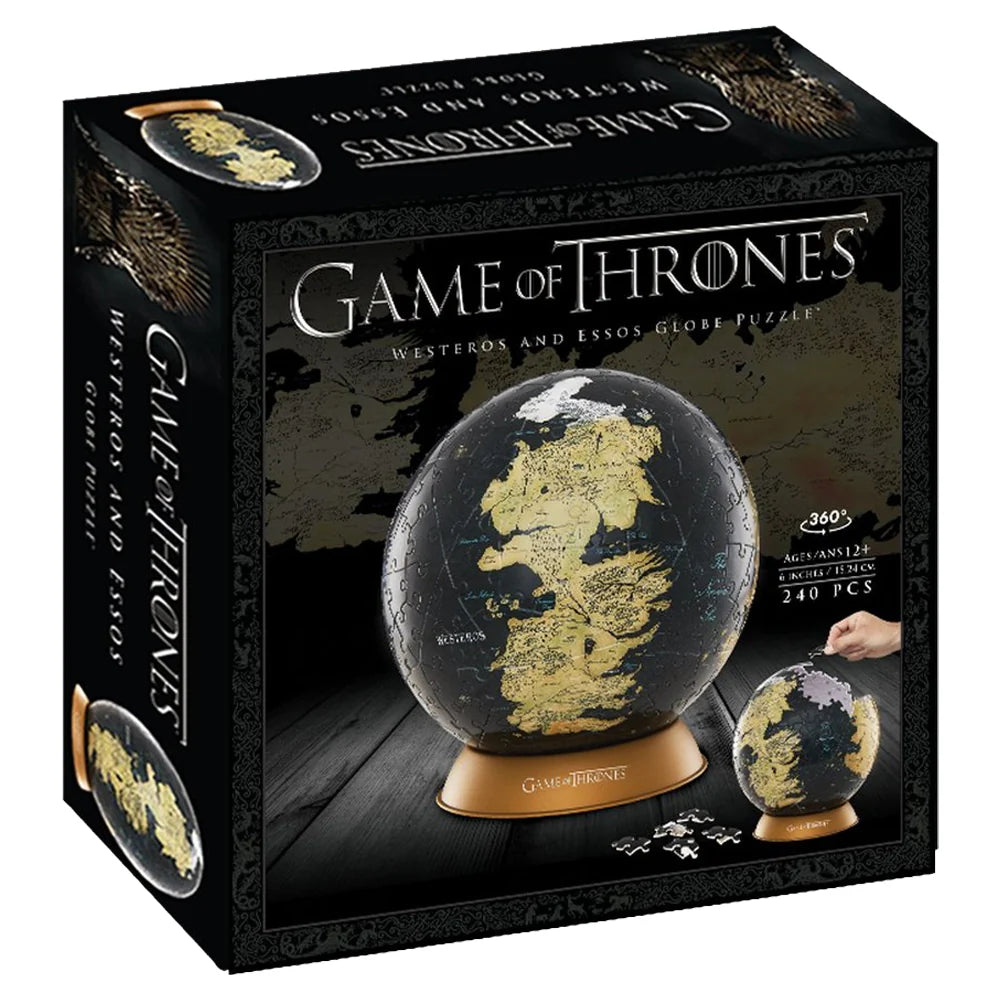 Game of Thrones: Westeros & Essos Globe - 4D Puzzle