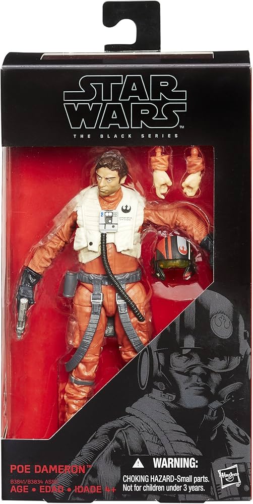 Hasbro Star Wars The Black Series 6-Inch Poe Dameron Action Figure