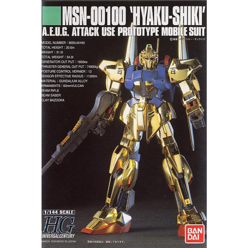 MSN-00100 Hyaku-Shiki A.E.U.G. Attack Use Prototype Mobile Suit Scale 1/144 [Built]