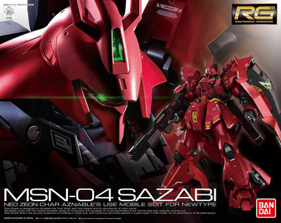MSN-04 Sazabi Neo Zeon Char Aznable's Use Mobile Suit for Newtype Scale 1/144 Kit