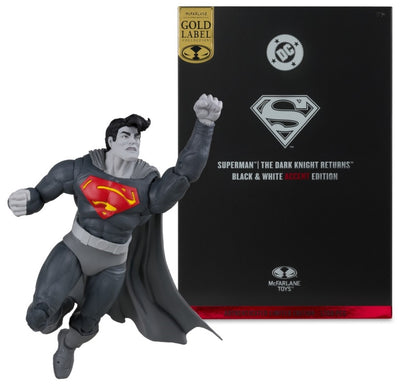 McFarlane DC Multiverse Action Figure Superman (The Dark Knight Returns) Black & White Accent Edition