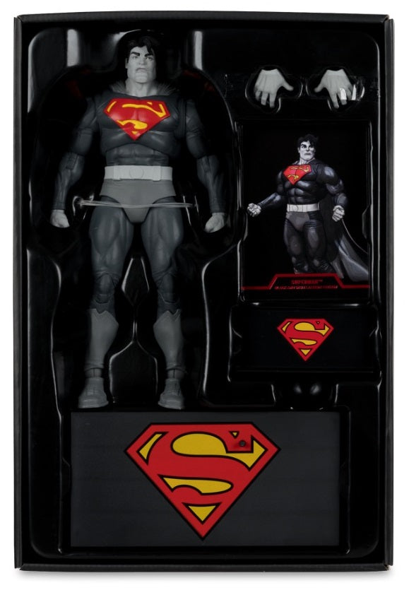 McFarlane DC Multiverse Action Figure Superman (The Dark Knight Returns) Black & White Accent Edition
