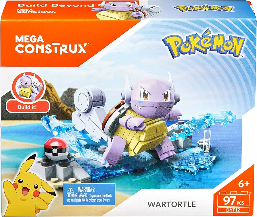 Mega Construx - Pokemon  - Wartortle Pack - DYF12