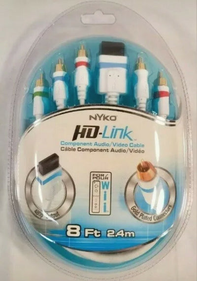 NYKO HD-Link Nintendo Wii A/V 5 Prong Cable 8' (NTSC)