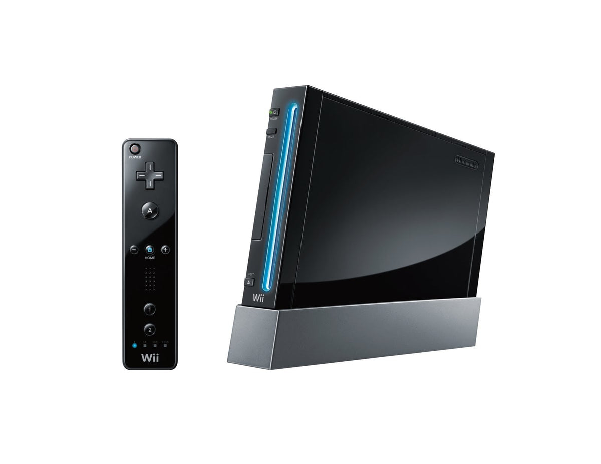 Nintendo Wii  System (Black) (NTSC)