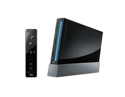 Nintendo Wii  System (Black) (NTSC)