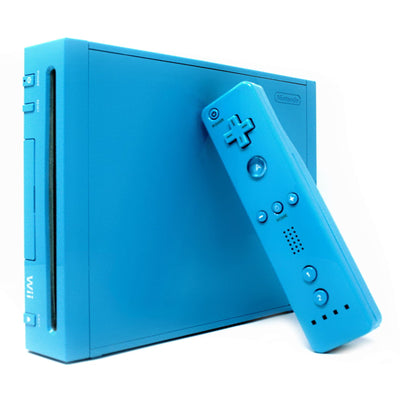 Nintendo Wii System (Blue) (NTSC)