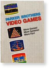 Atari 2600: Parker Brothers Video Games Catalog