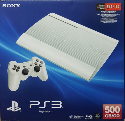 Playstation 3 Super Slim System (PS3) - 500GB (White)