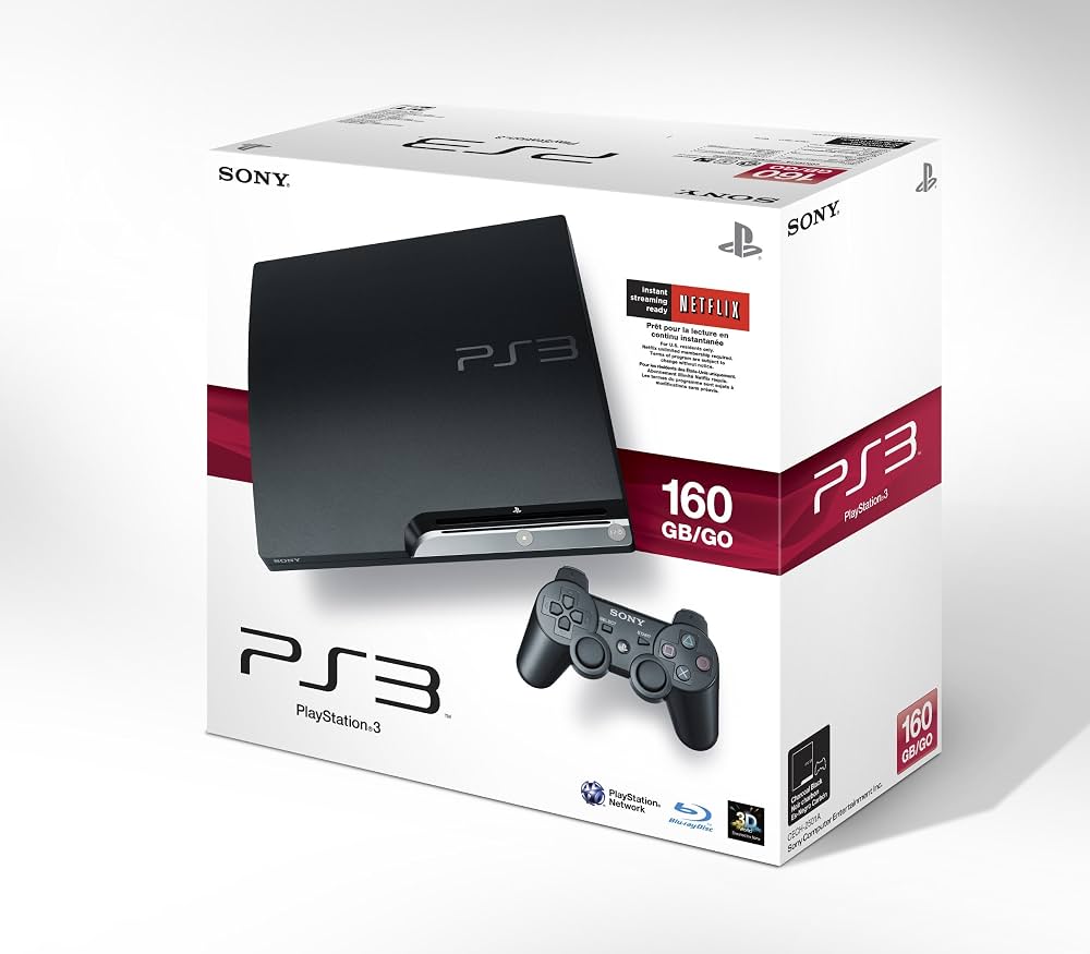 Playstation 3 Slim System (PS3) - 160GB (NTSC)
