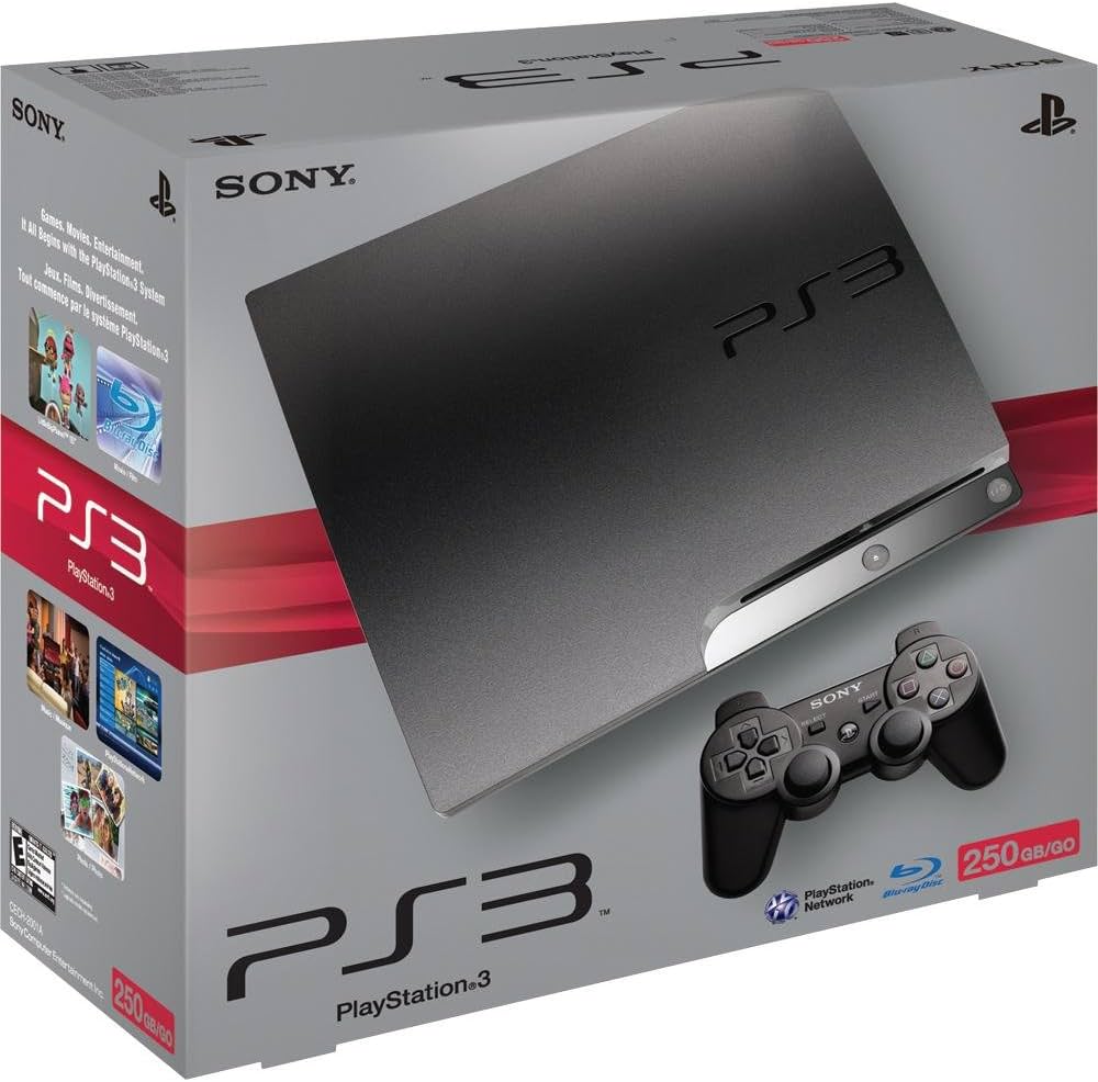 Playstation 3 Slim System (PS3) - 250GB (NTSC)