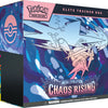 Pokémon trading card game Elite Trainer Box with Mega Evolution Chaos Rising design.