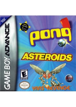 Pong / Asteroids / Yar's Revenge (With Manual)