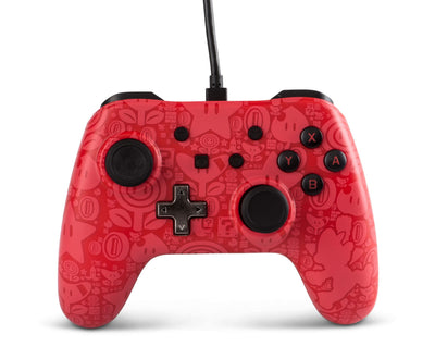 PowerA Wired Plus Controller for Nintendo Switch - Super Mario [Red] (NTSC)