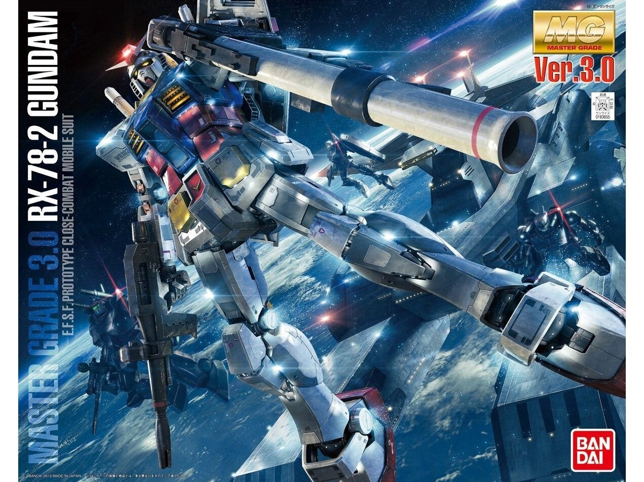 RX-78-2- Gundam E.F.S.F Prototype Close-Combat Mobile Suit Ver 3.0 [Built]