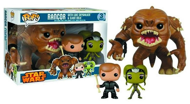 Rancor With Luke Skywalker & Slave Oola 3 Pack