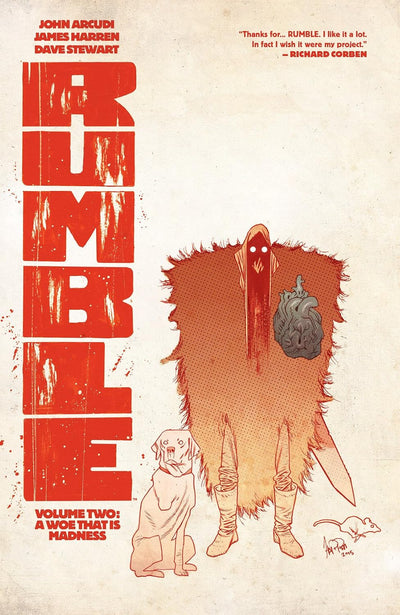 image: Rumble Vol. 2, A Woe That is Madness (Arcudi, Harren, Stewart)