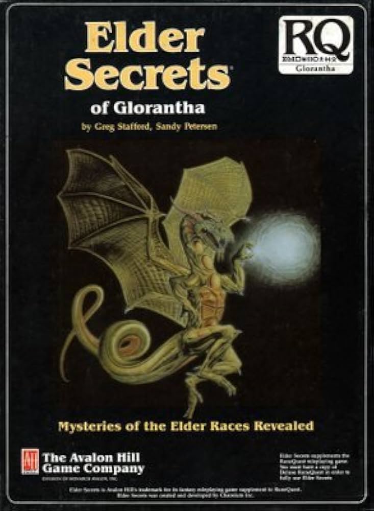 Runequest Elder Secrets of Glorantha - Boxset