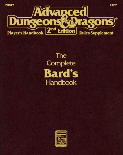 Advanced Dungeons & Dragons 2nd Edition - The Complete Bard's Handbook