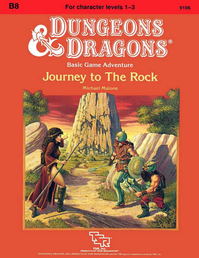Dungeons & Dragons - Journey to the Rock - TSR