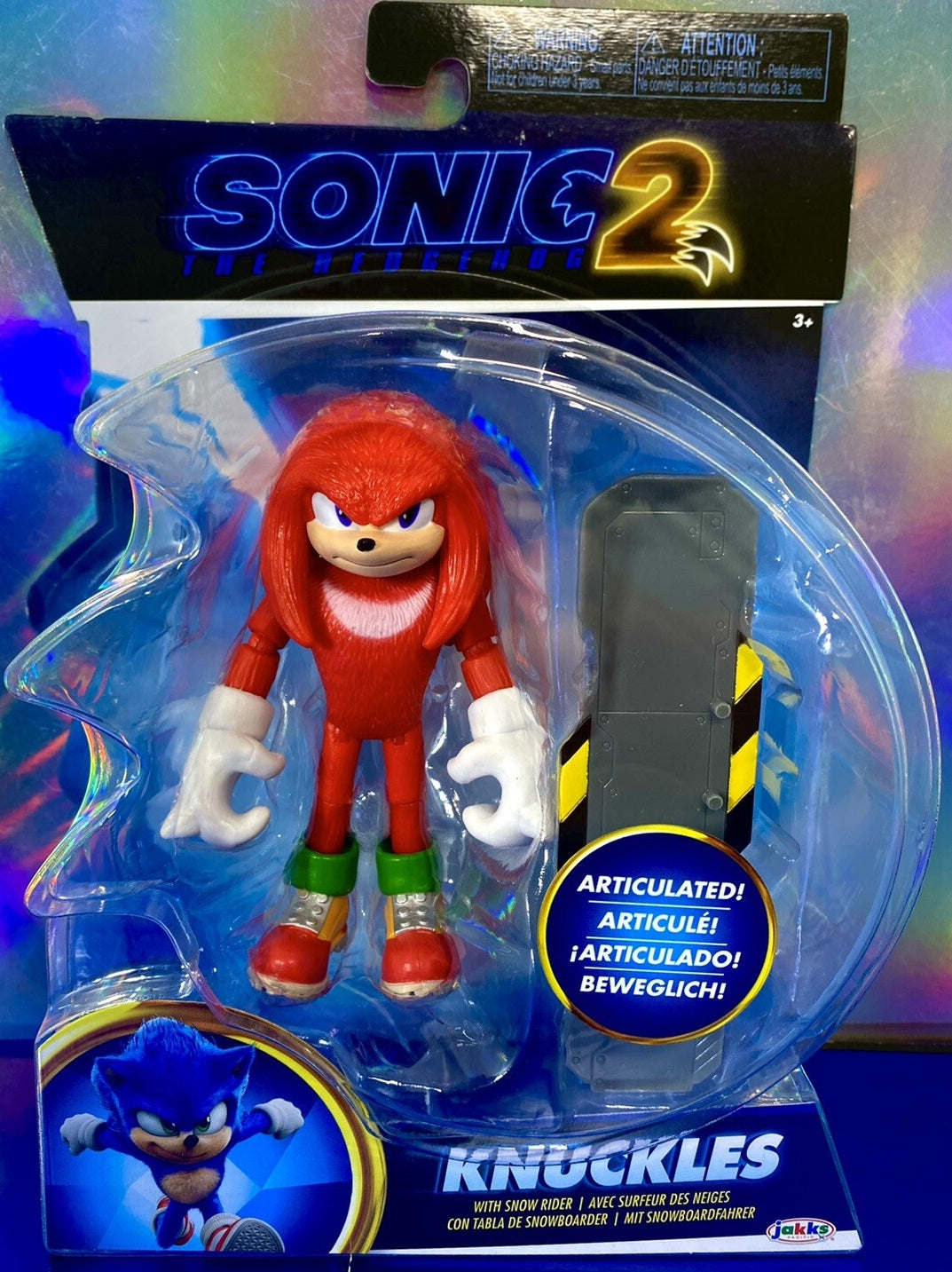 Sonic The Hedgehog 2 Movie - Knuckles Snow Rider