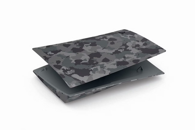 Sony PS5 Console Cover (Grey Camouflage) (NTSC)