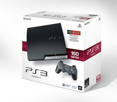 Sony PlayStation 3 PS3 Slim Console 160GB