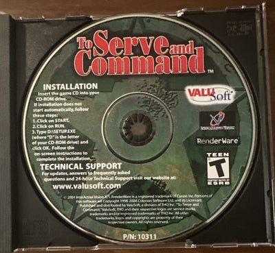 To Serve and Command (Jewel Case)