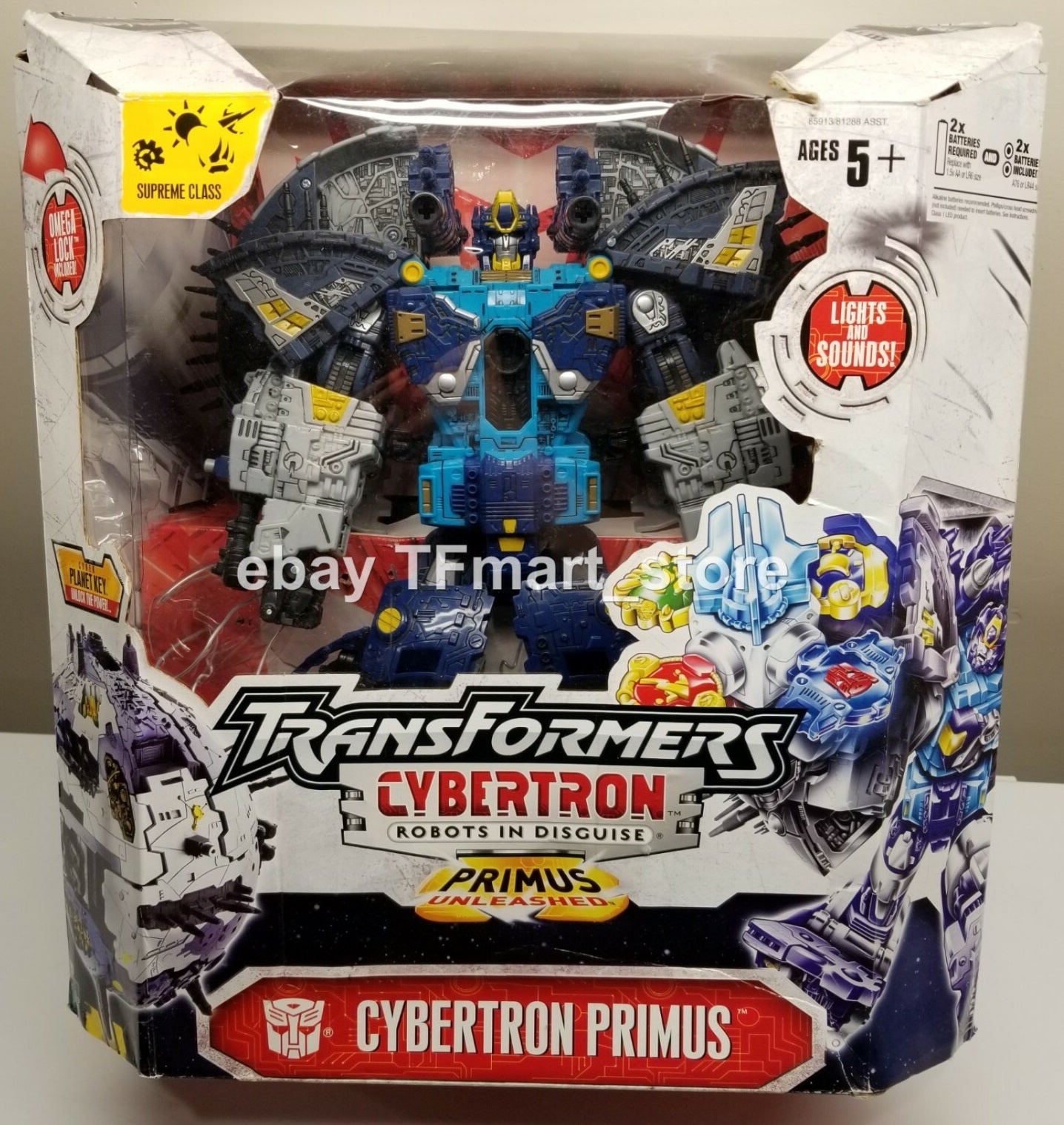 Transformers Cybertron Primus Unleashed Supreme Robots in Disguise Hasbro
